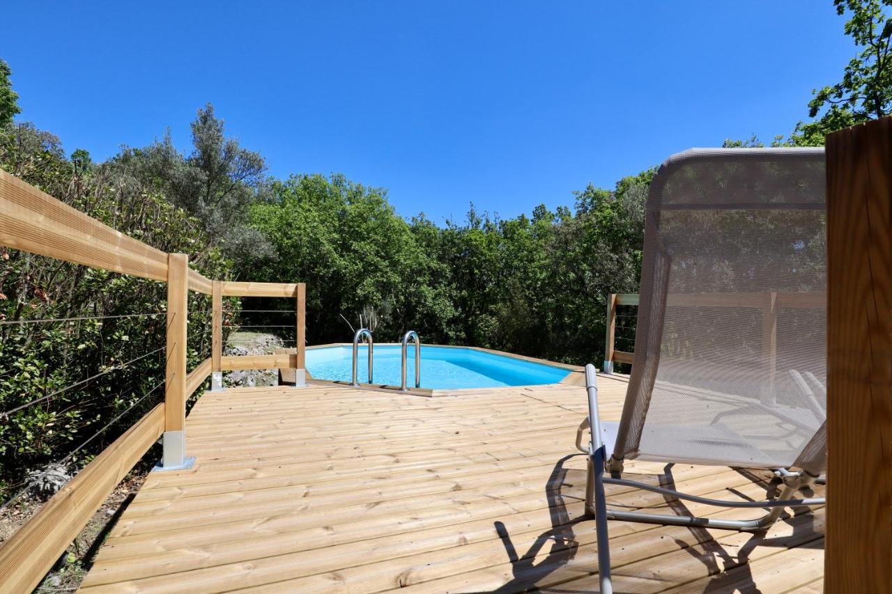 Le Mas Des Rouquets - Avec Piscine Et Jardin Anduze Bagian luar foto